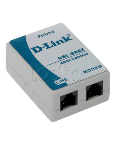 Сплиттер ADSL D-Link DSL-30CF/RS в Ульяновске Маршрутизаторы, Роутеры и Точки Доступа Pintop.ru