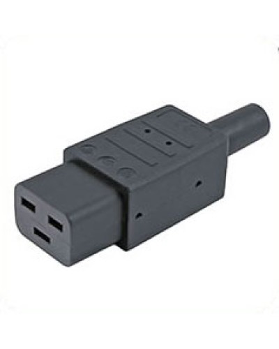 Разъем IEC 60320 C19 220В 16A на кабель Hyperline CON-IEC320C19 в Ульяновске Коммутационные изделия Pintop.ru